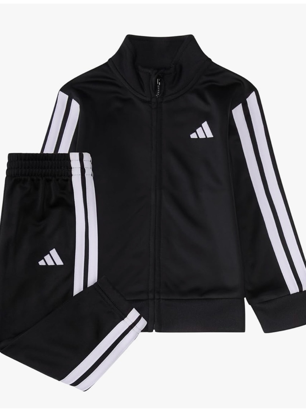adidas Black & White Kids Track Jacket and 2 pairs of Pants